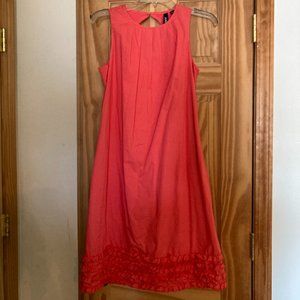 Midi salmon cowgirl dress S